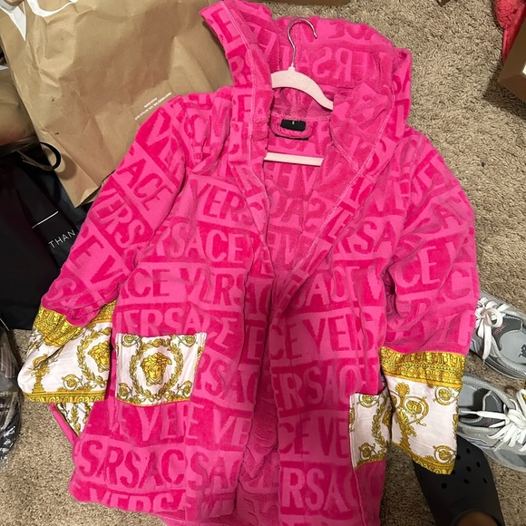 Versace Intimates & Sleepwear Pink Women Versace Robe Small Poshmark